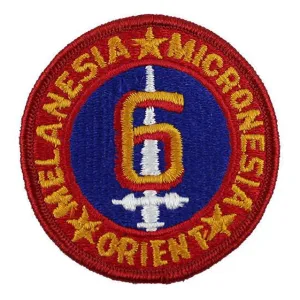 6th Marine Division Patch