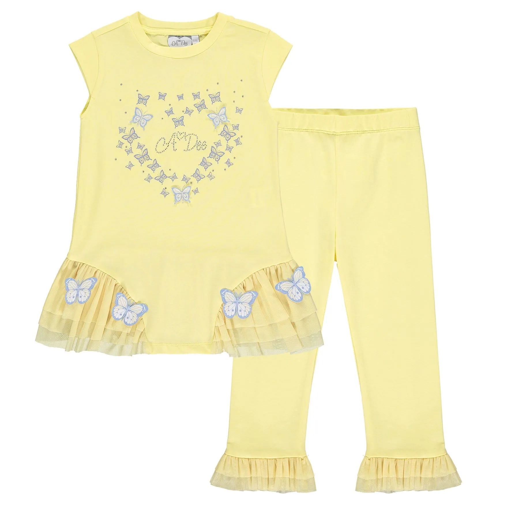 A DEE - Jinty Tulle Legging Set - Lemon