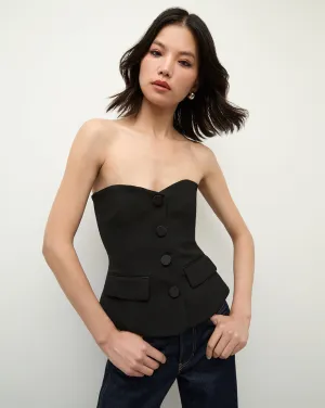 Arlette Strapless Peplum Bustier