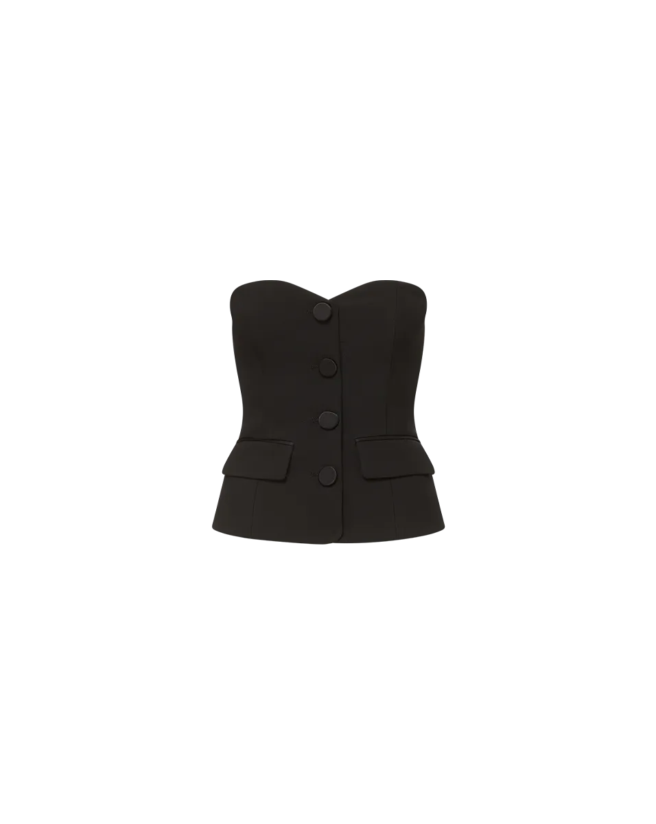 Arlette Strapless Peplum Bustier