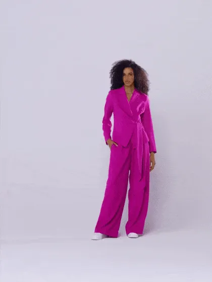 Belted Palazzo Pant