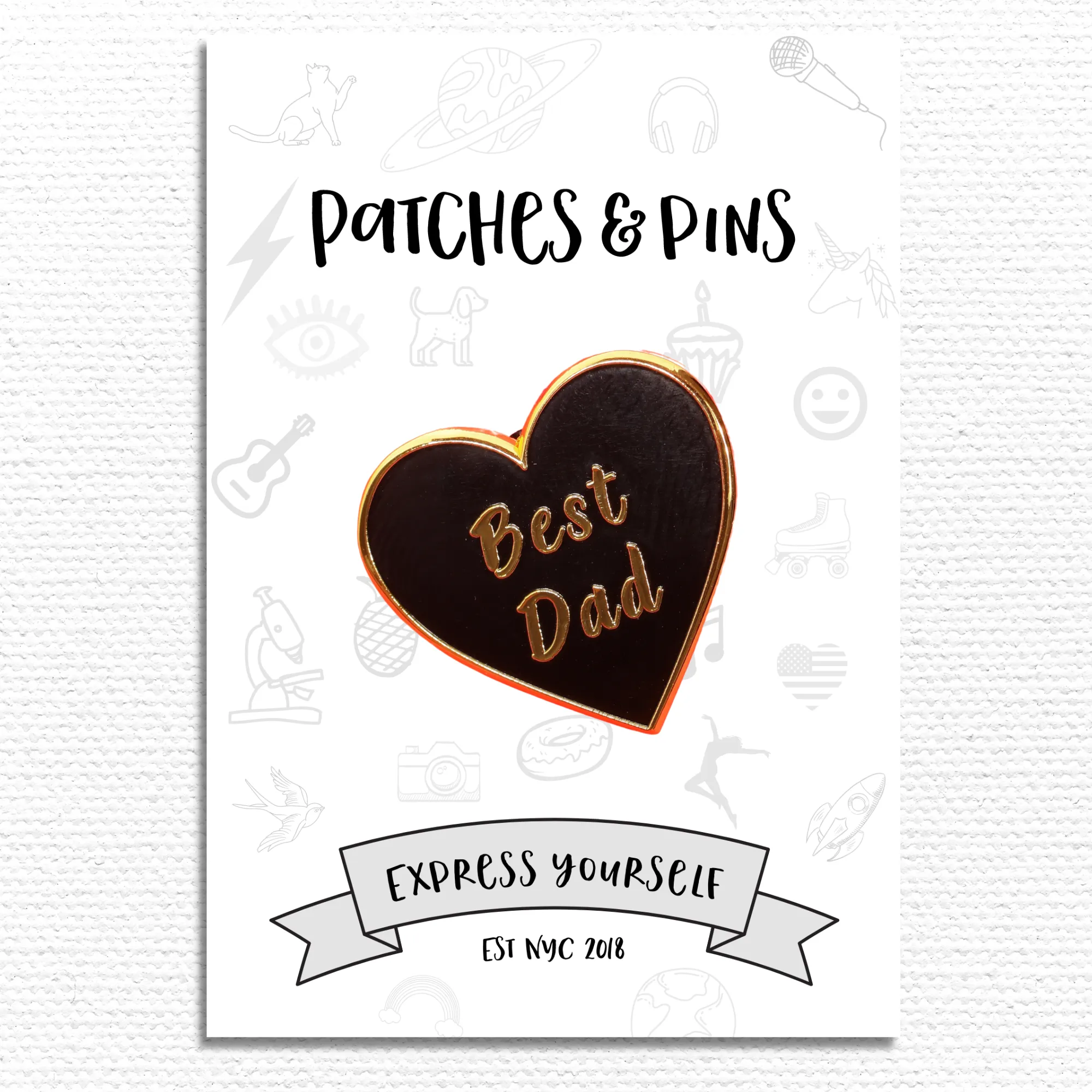 Best Dad Enamel Pin