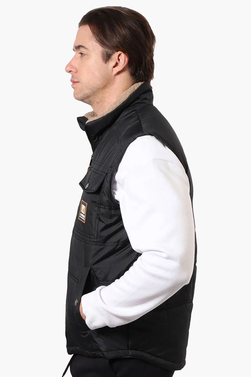 Canada Work Gear Sherpa Collar Bubble Vest - Black