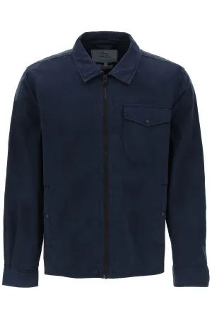 cotton overshirt for CFWOOS0113 MRUT3665 MELTON BLUE