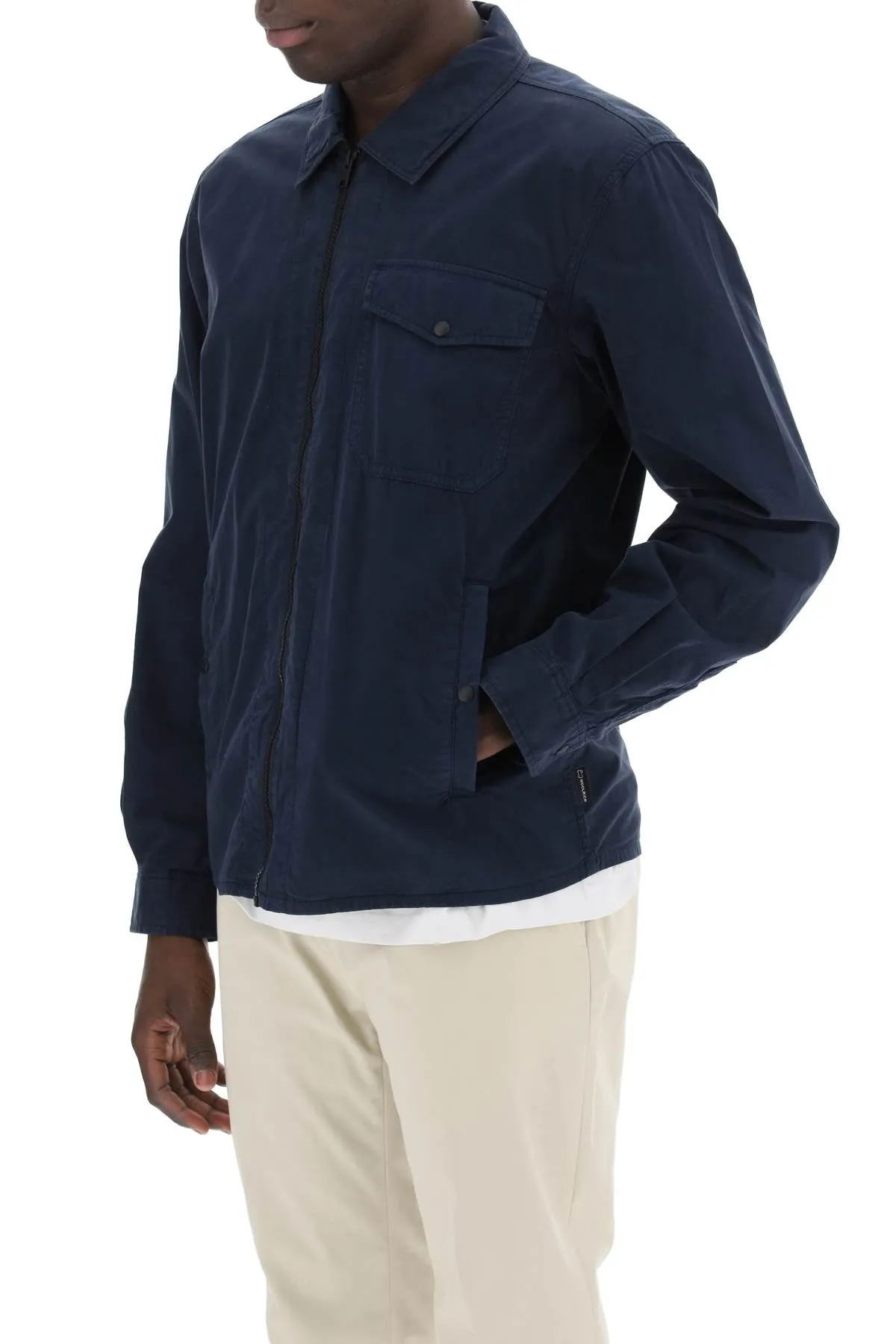 cotton overshirt for CFWOOS0113 MRUT3665 MELTON BLUE