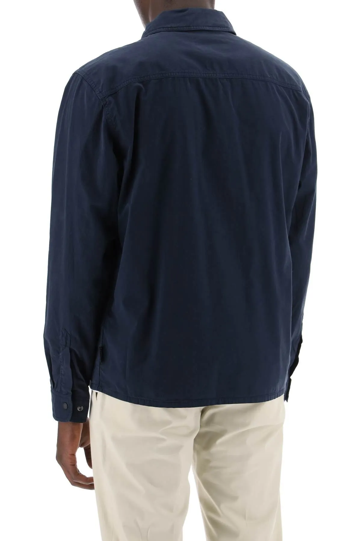 cotton overshirt for CFWOOS0113 MRUT3665 MELTON BLUE