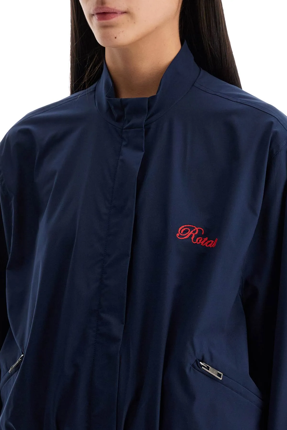 embroidered logo blous 1133631725 NAVY BLAZER