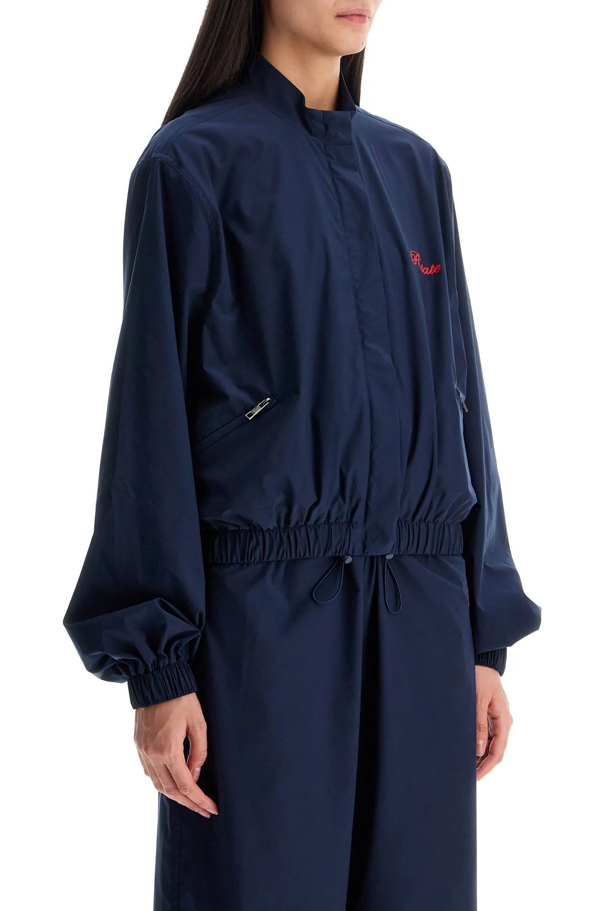 embroidered logo blous 1133631725 NAVY BLAZER