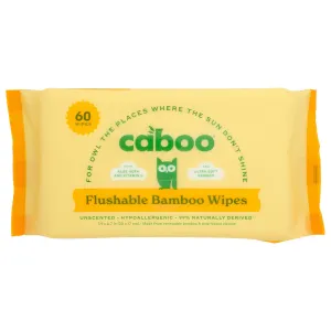 Flushable Bamboo Wipes