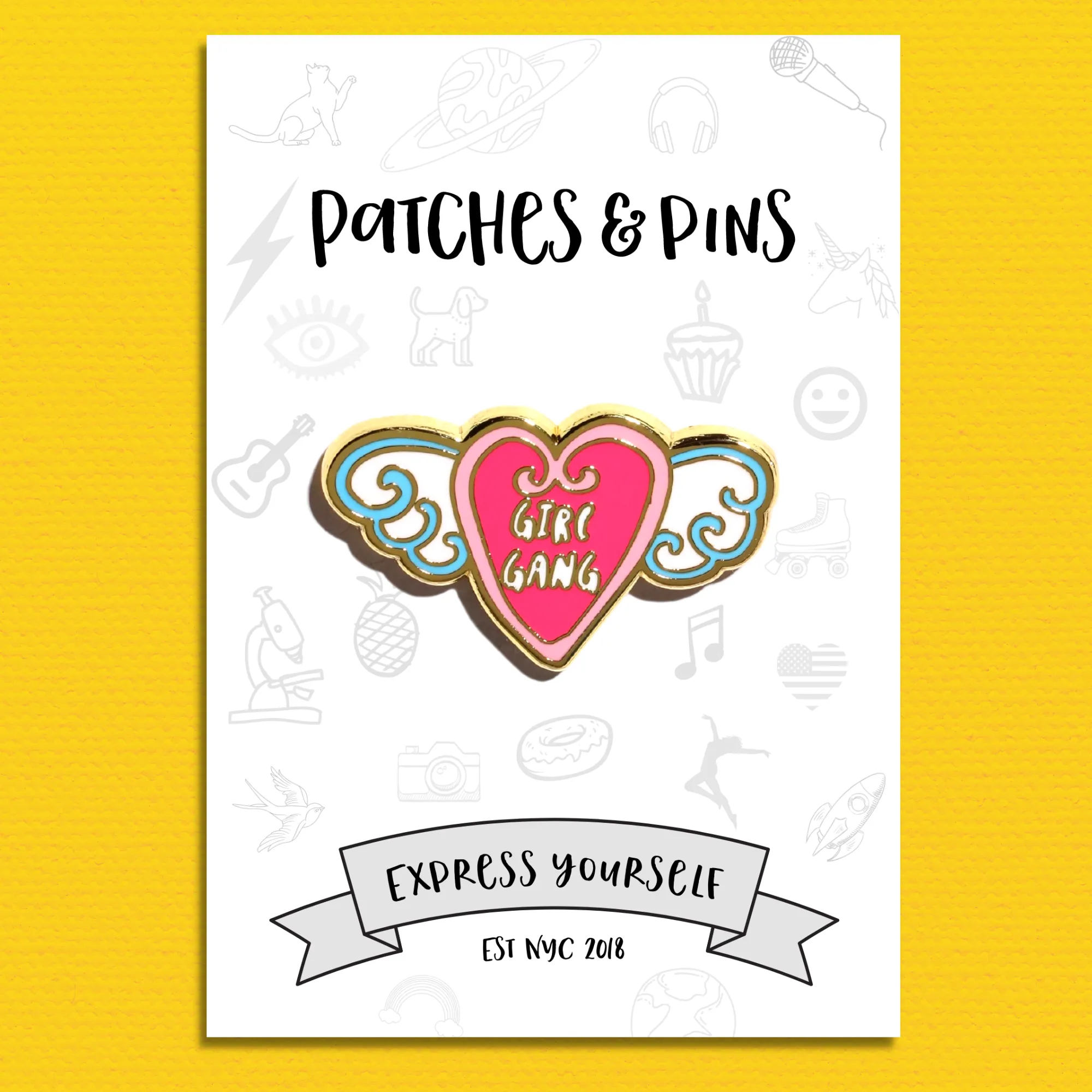 Girl Gang Enamel Pin