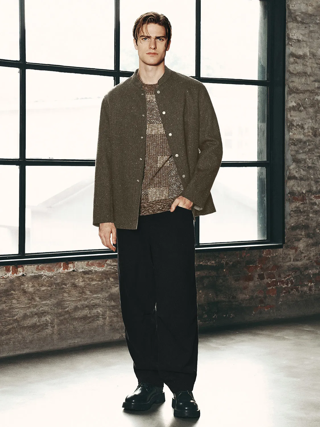 Guru Collar Tweed Jackets
