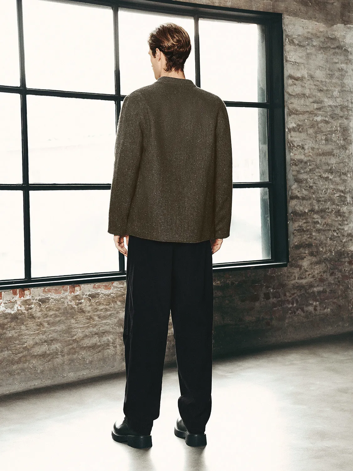 Guru Collar Tweed Jackets
