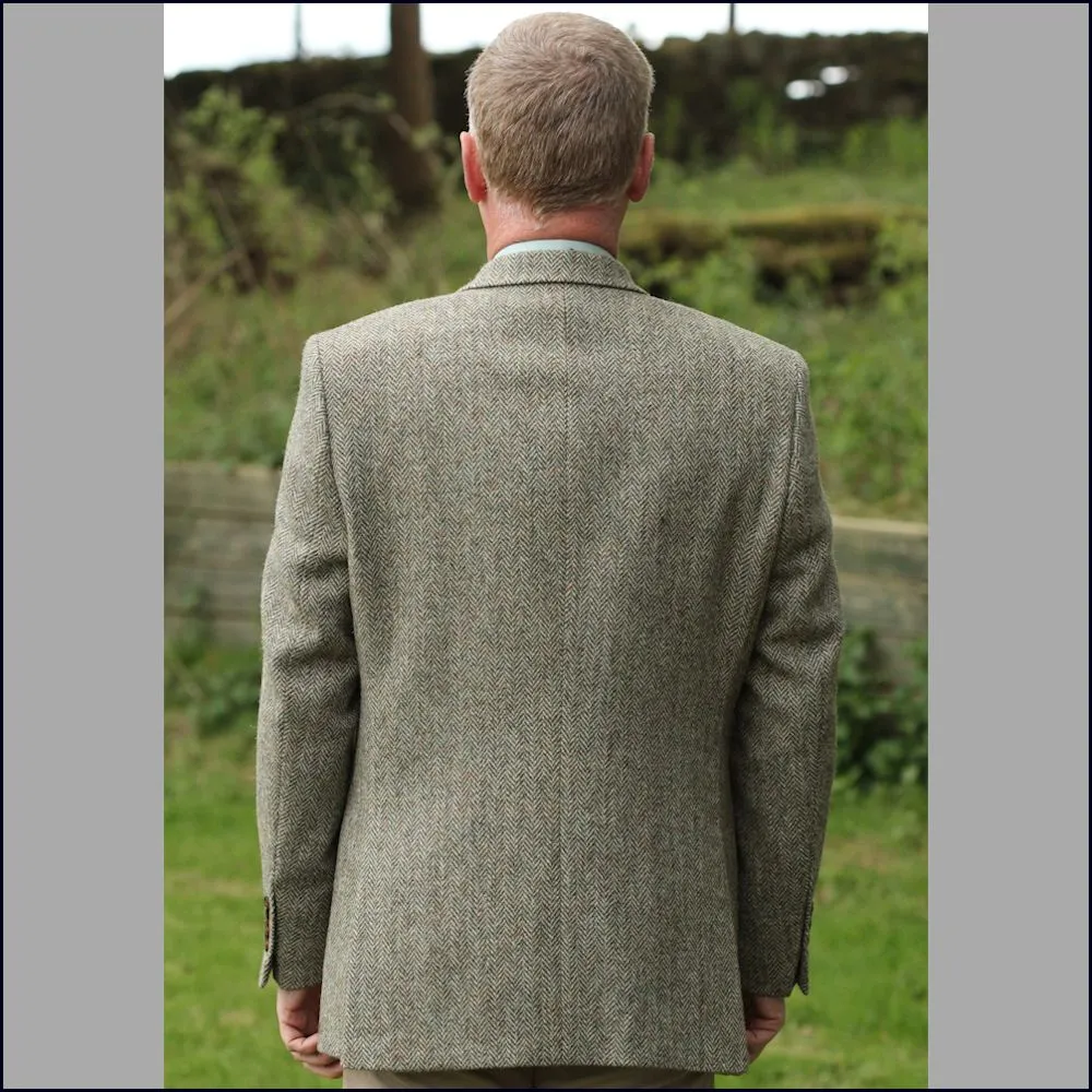 Harris Tweed Fawn Herringbone Jacket*