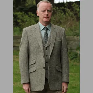 Harris Tweed Fawn Herringbone Jacket*