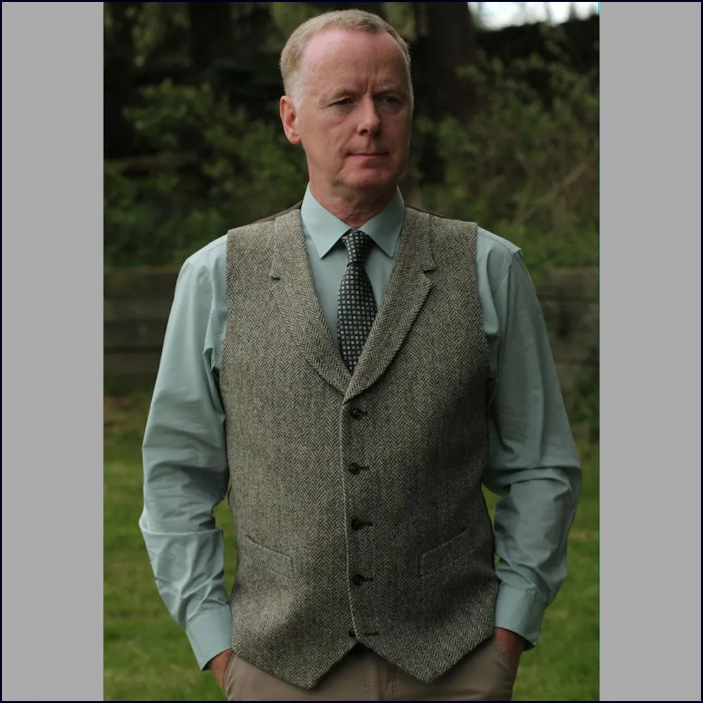 Harris Tweed Fawn Herringbone Jacket*