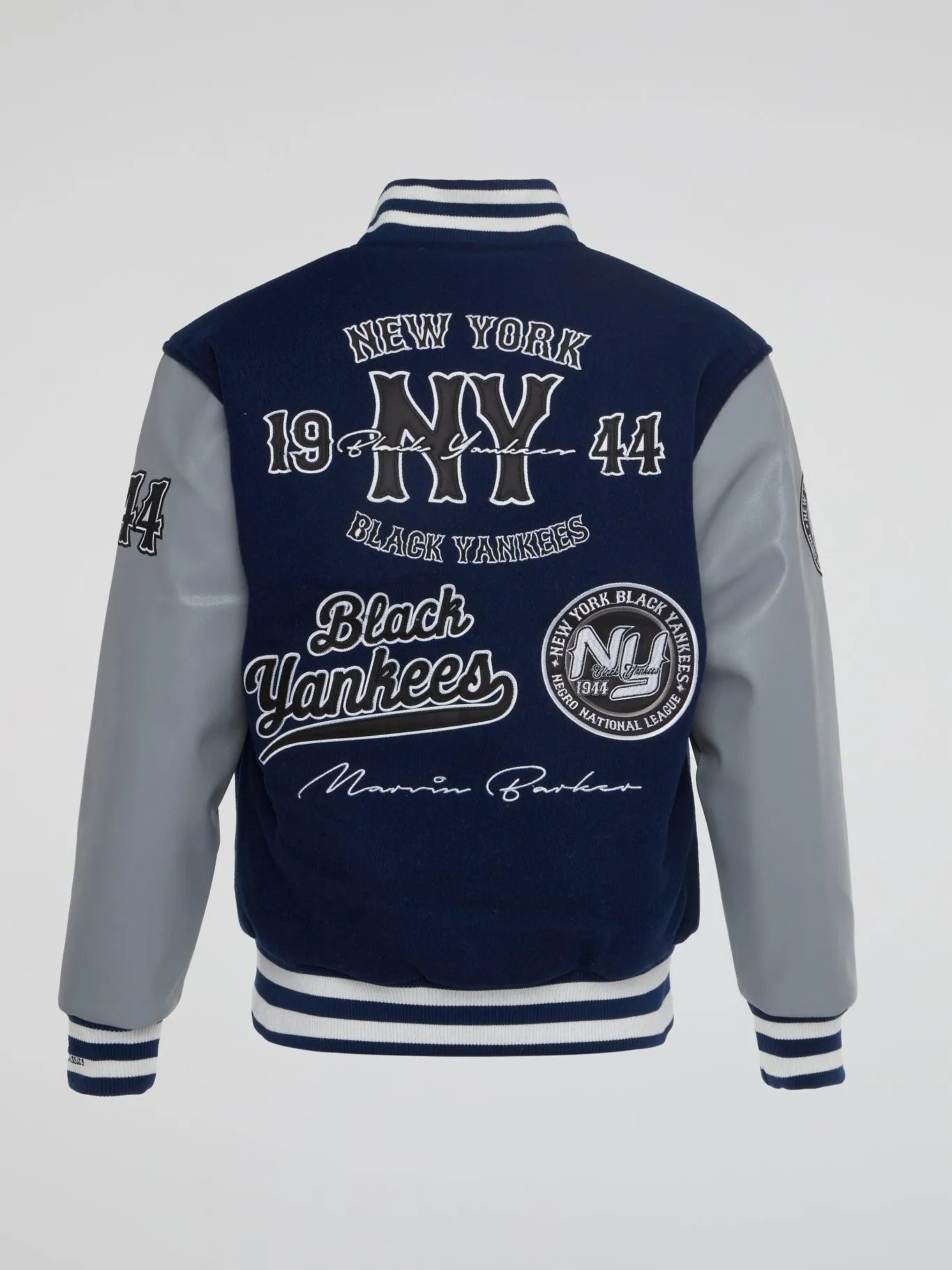 Headgear - New York Black Yankees Navy Varsity Jacket