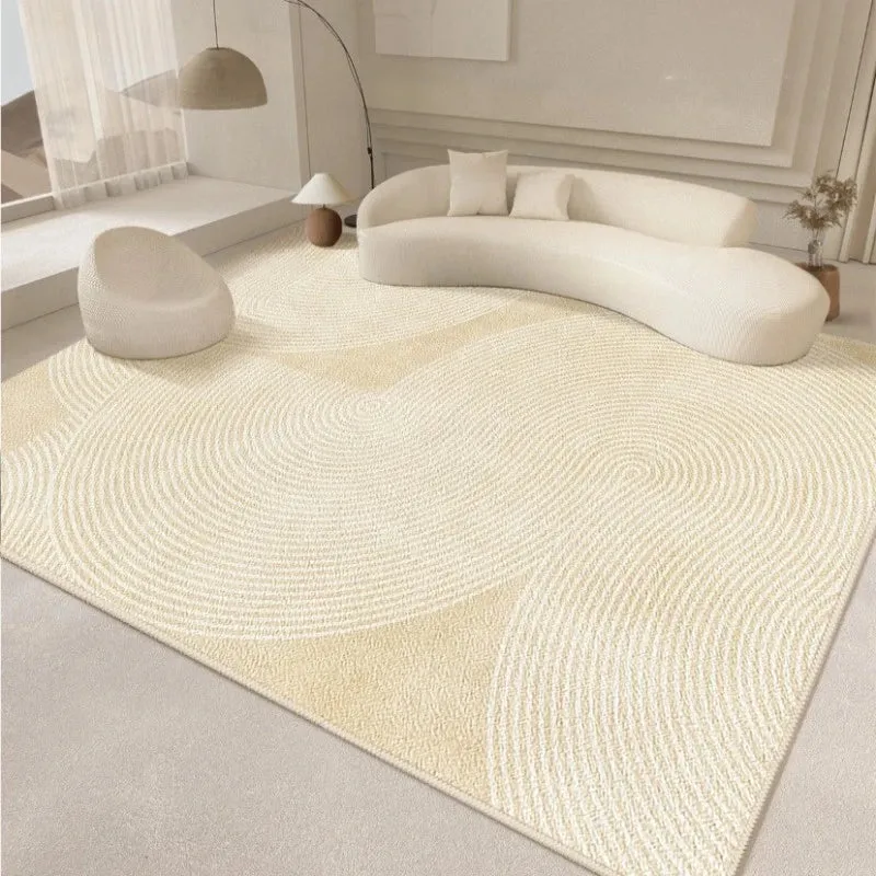 Jaylah Modern Wave Waterproof Area Living Room Rug