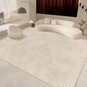 Jaylah Modern Wave Waterproof Area Living Room Rug