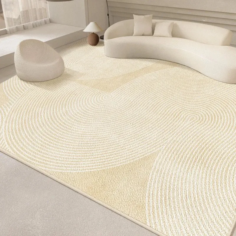 Jaylah Modern Wave Waterproof Area Living Room Rug