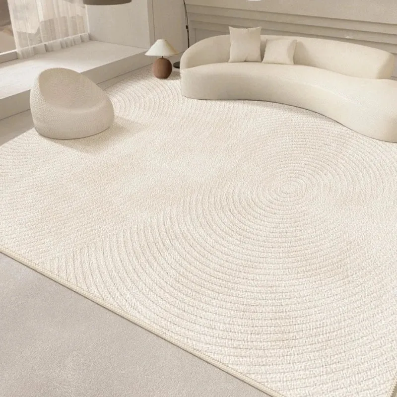 Jaylah Modern Wave Waterproof Area Living Room Rug