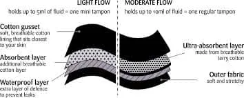 Juju - Period Underwear - Bikini Brief - Light Flow (M - Medium)
