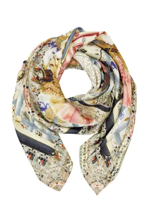 LARGE SQUARE SCARF ECHOES OF ERHU