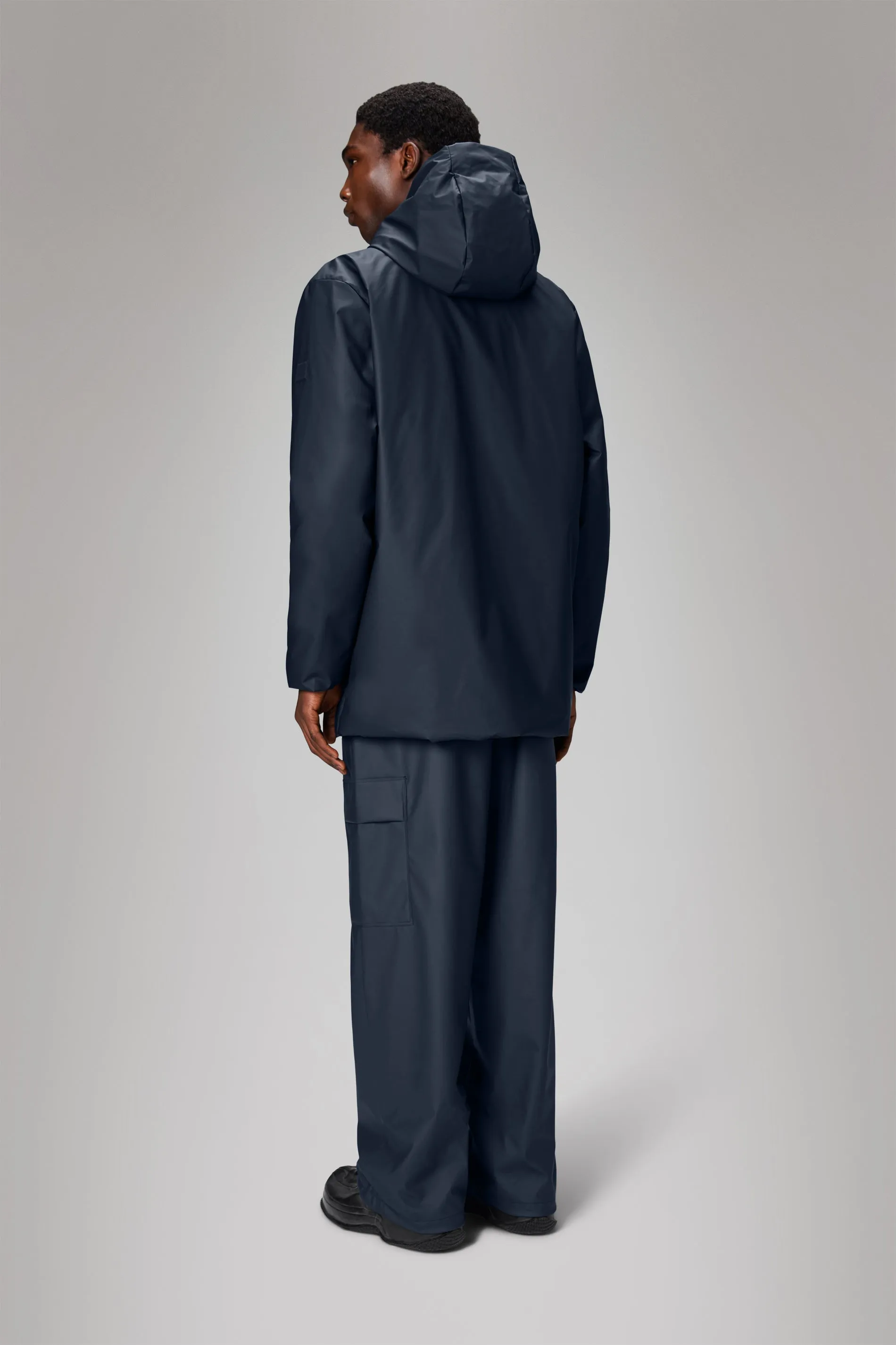 Lohja Long Insulated Jacket - Navy