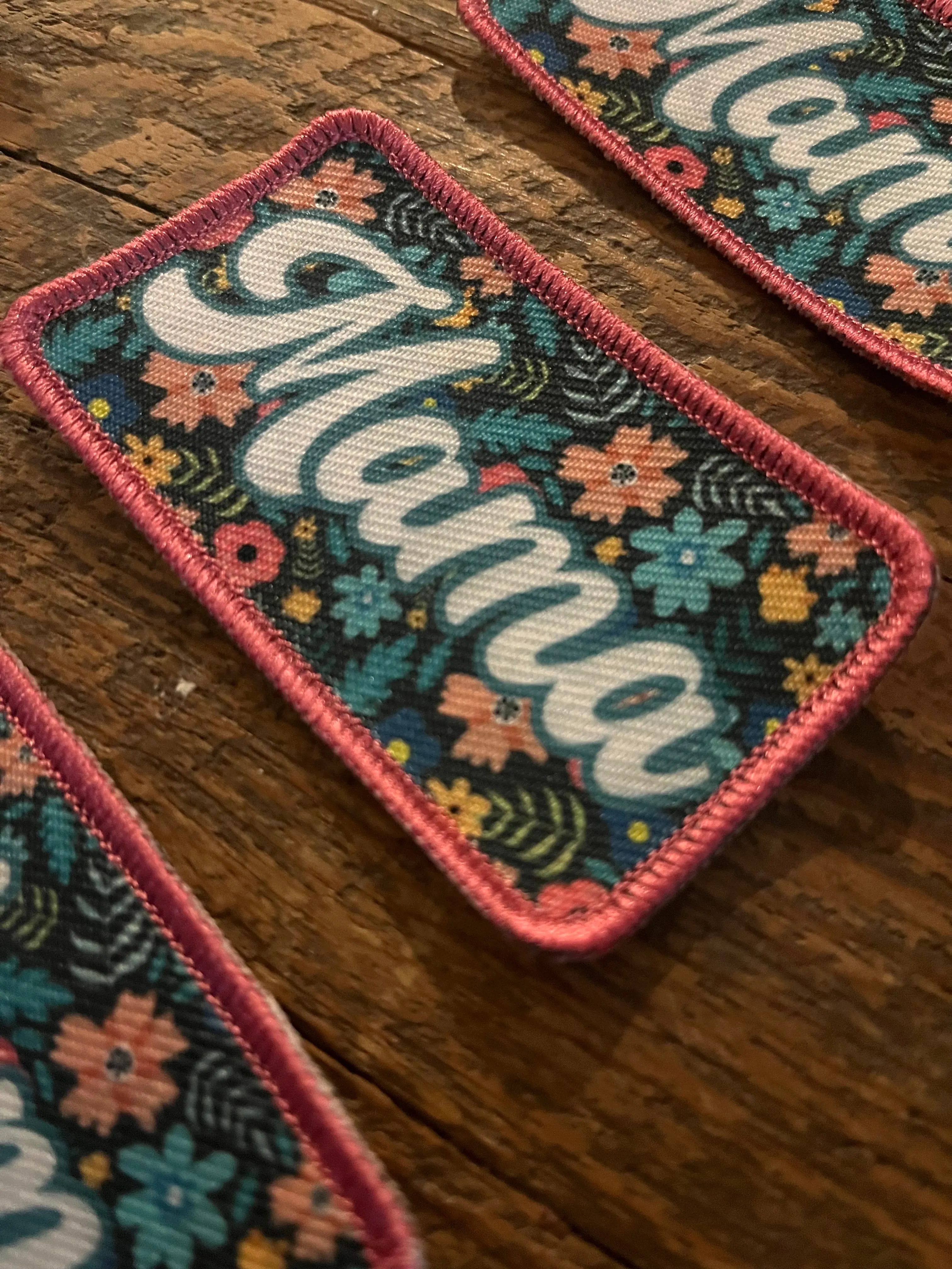 Mama floral patch