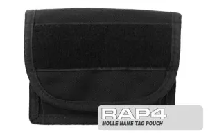 Name Tag Pouch (Black)