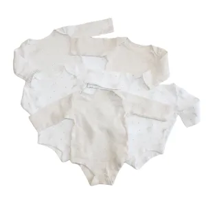 Neutral Long Sleeved Vests x5