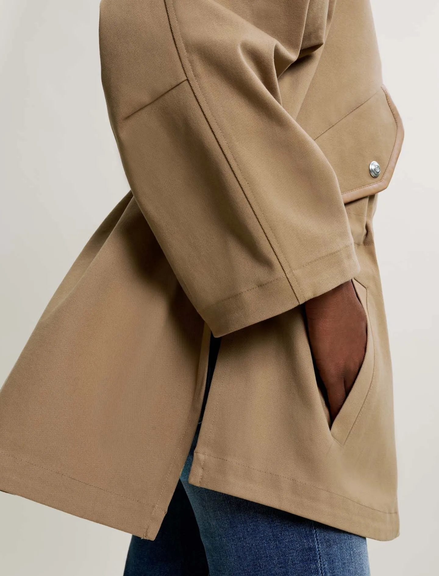 OVERSIZED COTTON COAT