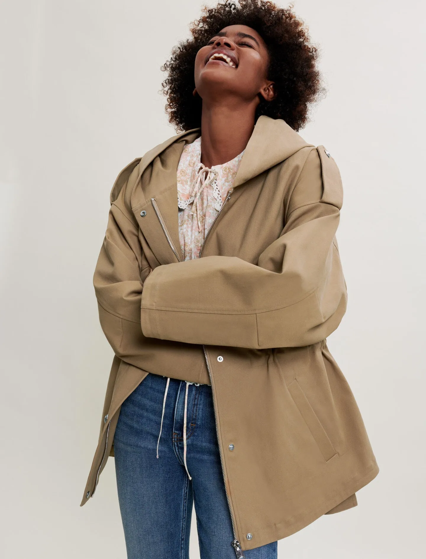 OVERSIZED COTTON COAT