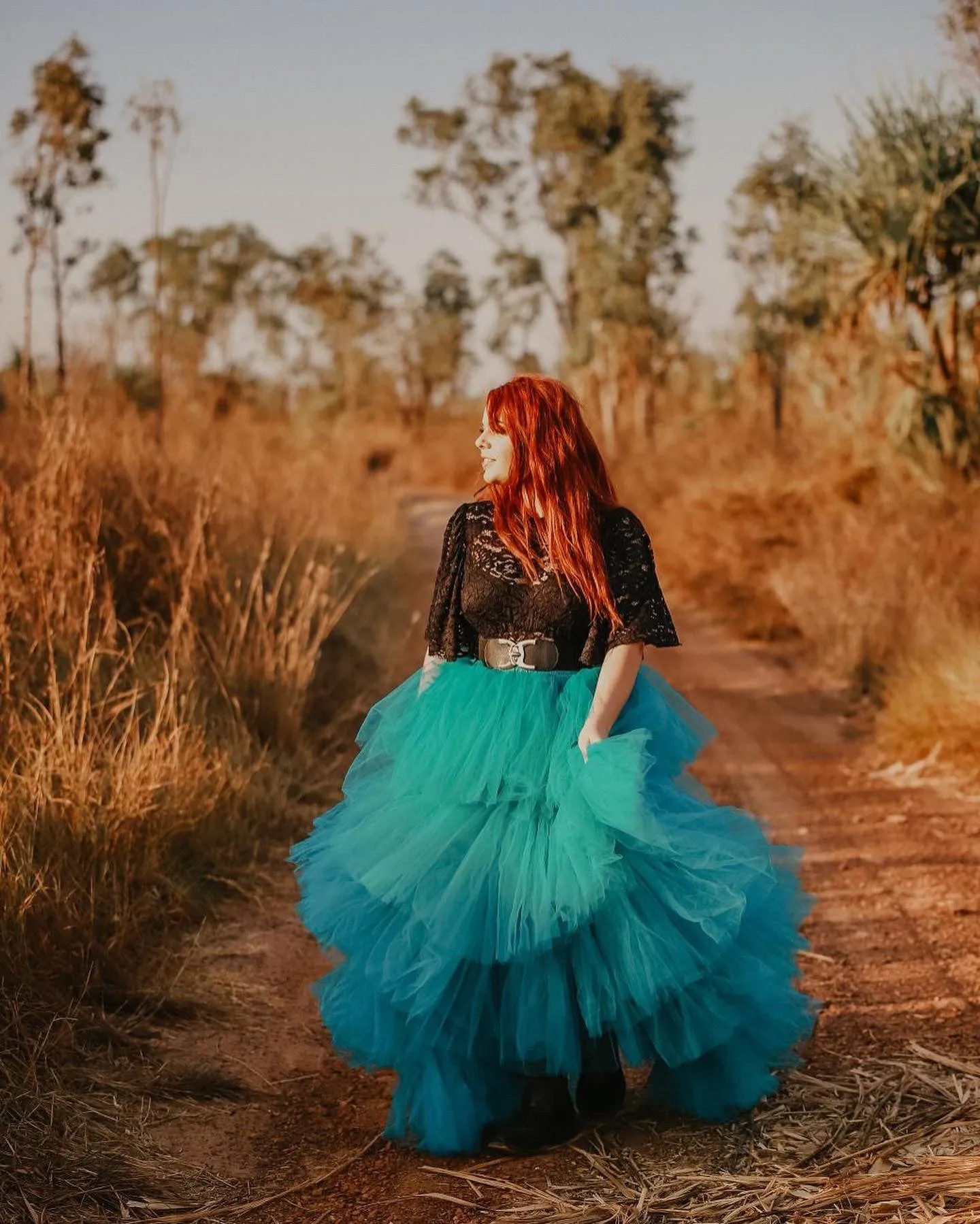 Photoshoot Dresses - Emerald Skirt/Dress- 4 DAY RENTAL