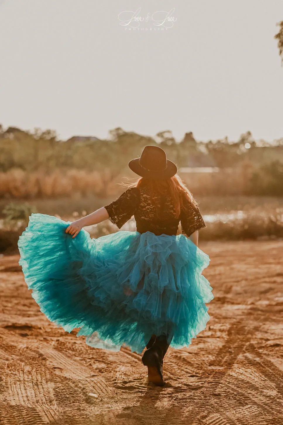 Photoshoot Dresses - Emerald Skirt/Dress- 4 DAY RENTAL