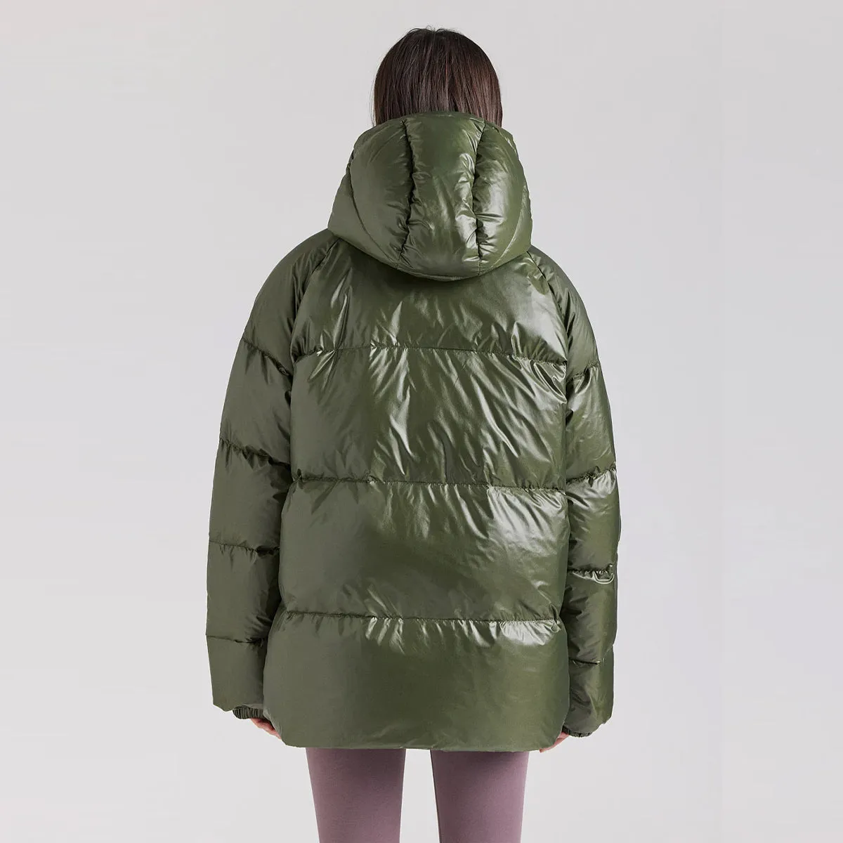 Pyrenex - Giubbetto Sten Shiny Deep Khaki - HUW014P - DEEP/KHAKI