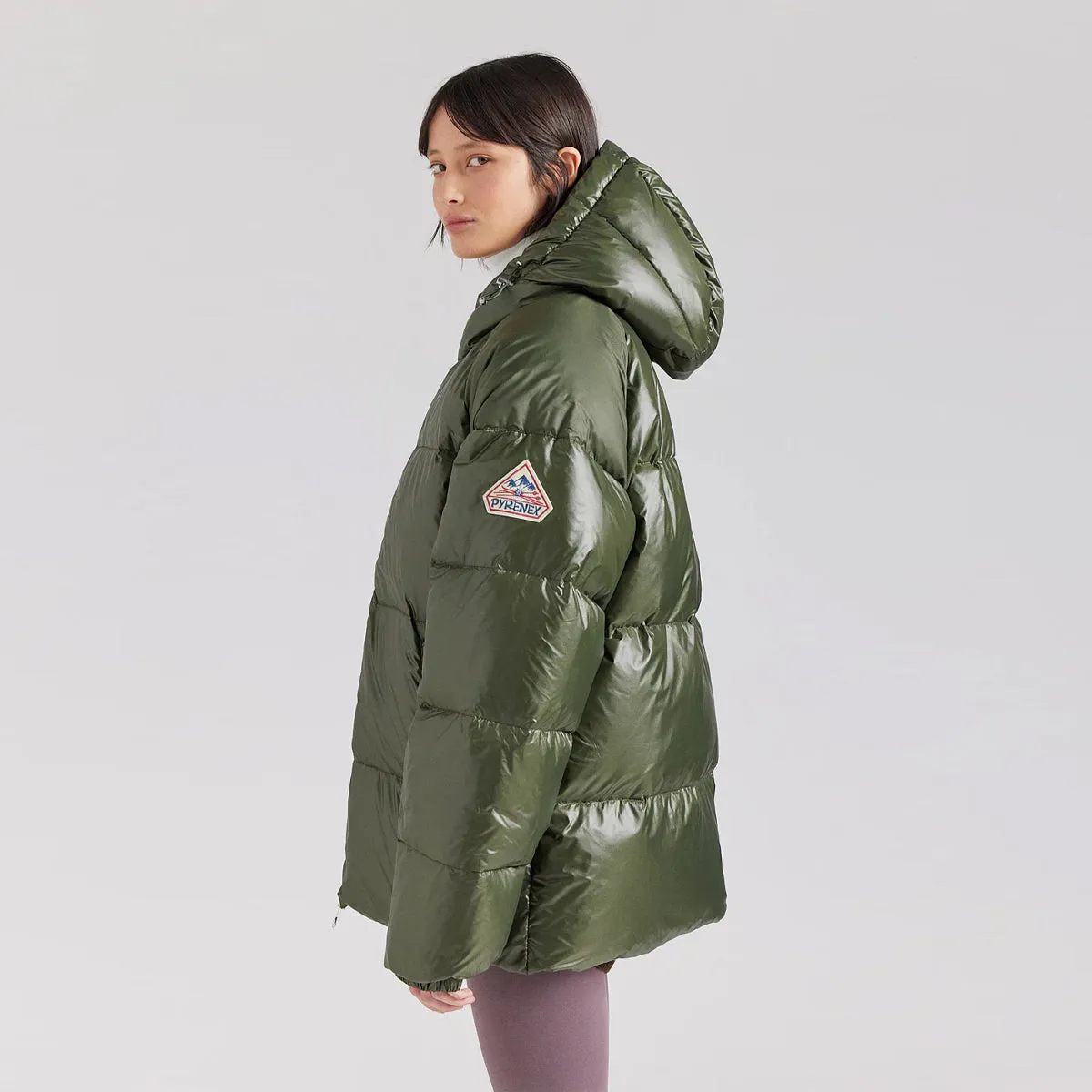 Pyrenex - Giubbetto Sten Shiny Deep Khaki - HUW014P - DEEP/KHAKI