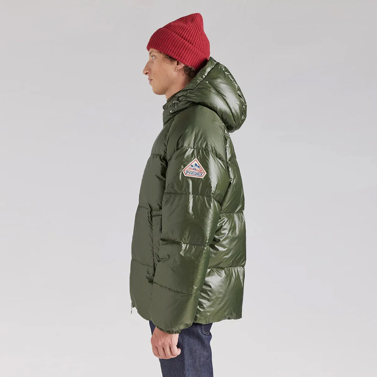 Pyrenex - Giubbetto Sten Shiny Deep Khaki - HUW014P - DEEP/KHAKI