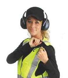 Radnor Large Yellow Lightweight Polyester Class 2 Break-Away Vest With Front Hook And Loop Closure, 2" 3M Scotchlite Reflective Tape Striping And 2 Pockets