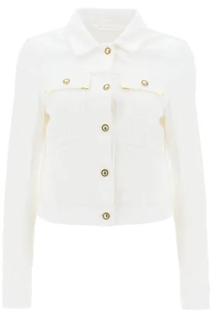 short denim jacket PWYE037R24DEN001 OFF WHITE OFF WHITE