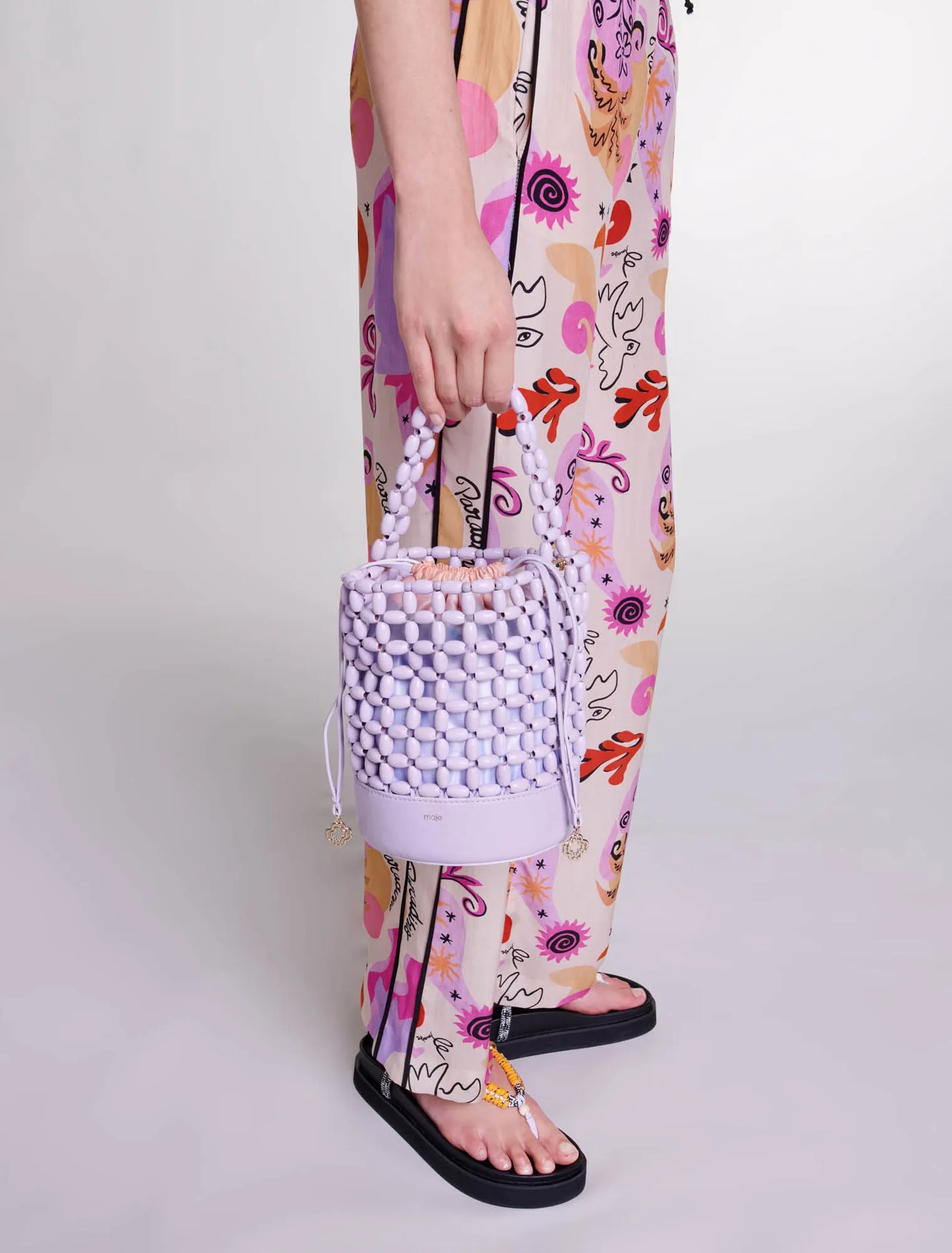 Silk trousers