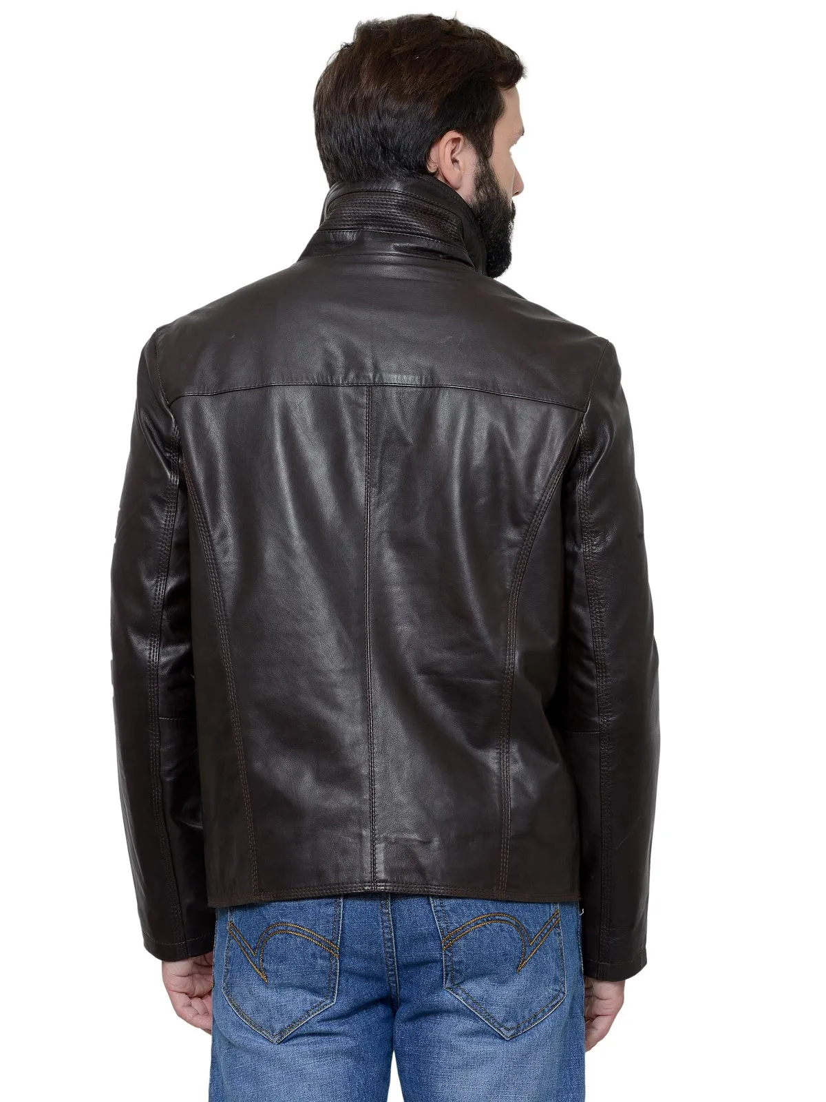 Teakwood Men's Brown Leather Jackets