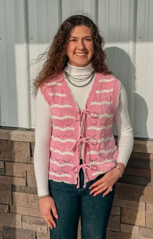 The Amelia Crochet Sweater Vest