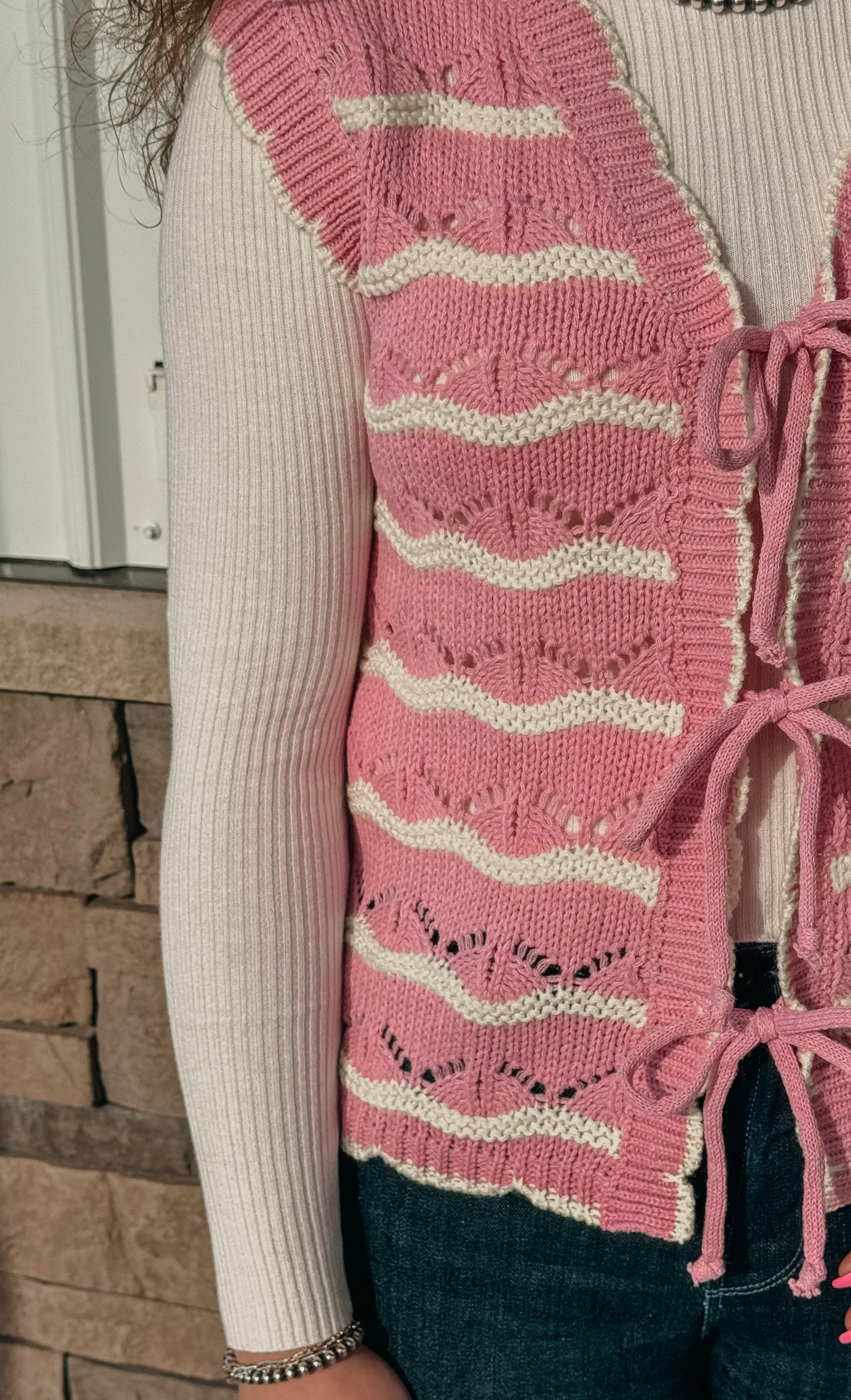 The Amelia Crochet Sweater Vest