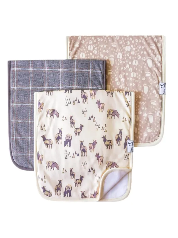 Timber Burp Premium Burp Cloths by Copper Pearl