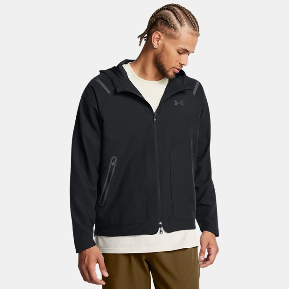 Under Armour - Giacca UA Unstoppable Left Chest Black - 77-1389354 - BLACK