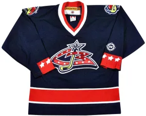 Vintage Columbus Blue Jackets Jersey Size Youth X-Large