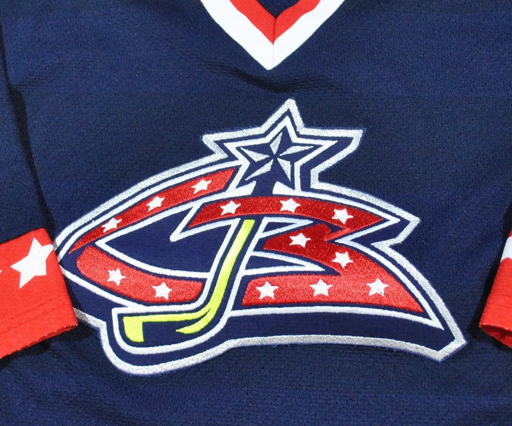 Vintage Columbus Blue Jackets Jersey Size Youth X-Large
