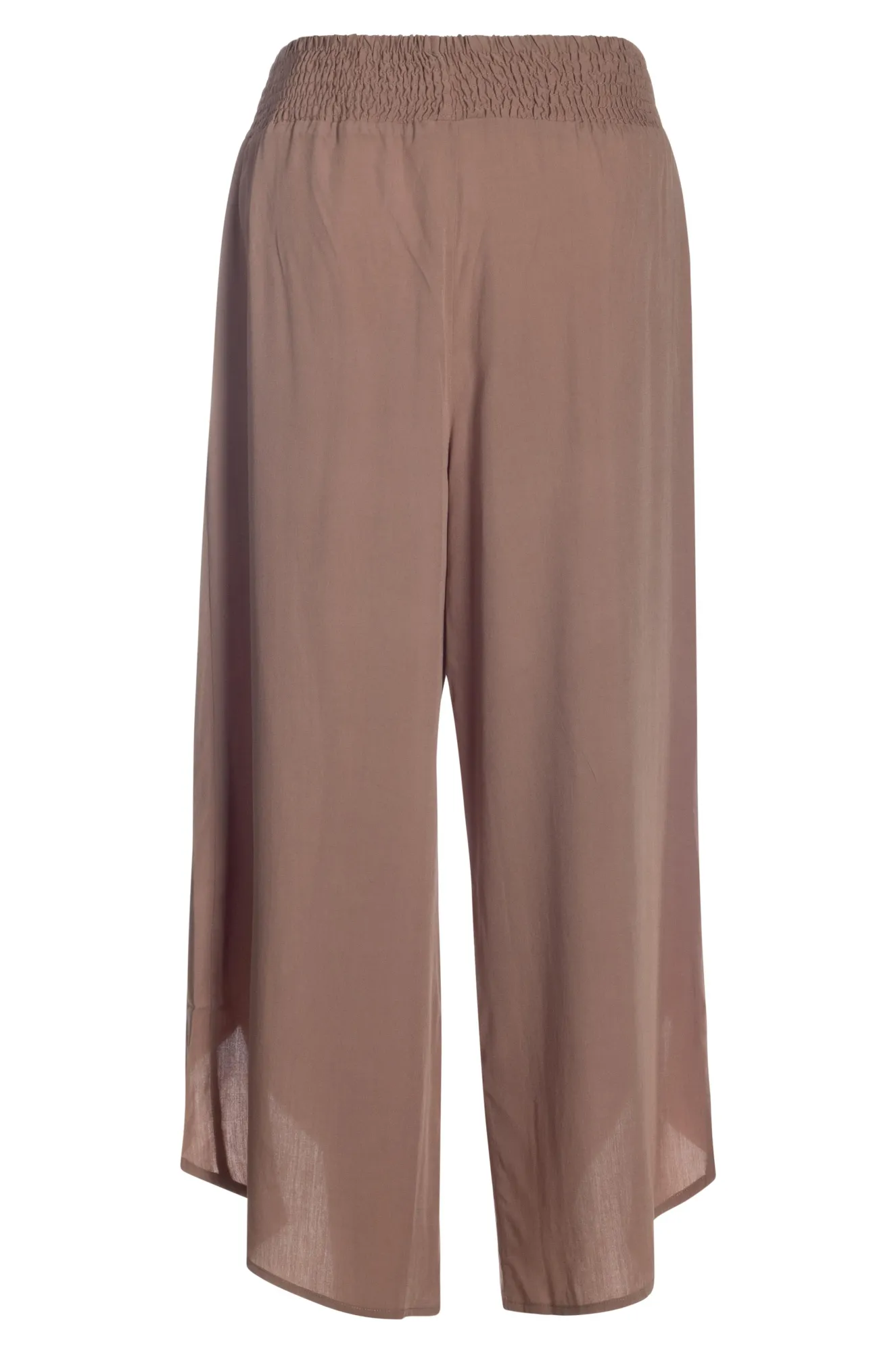 Viscose Pants with wrap aroung leg | MOCHA | 3314AR