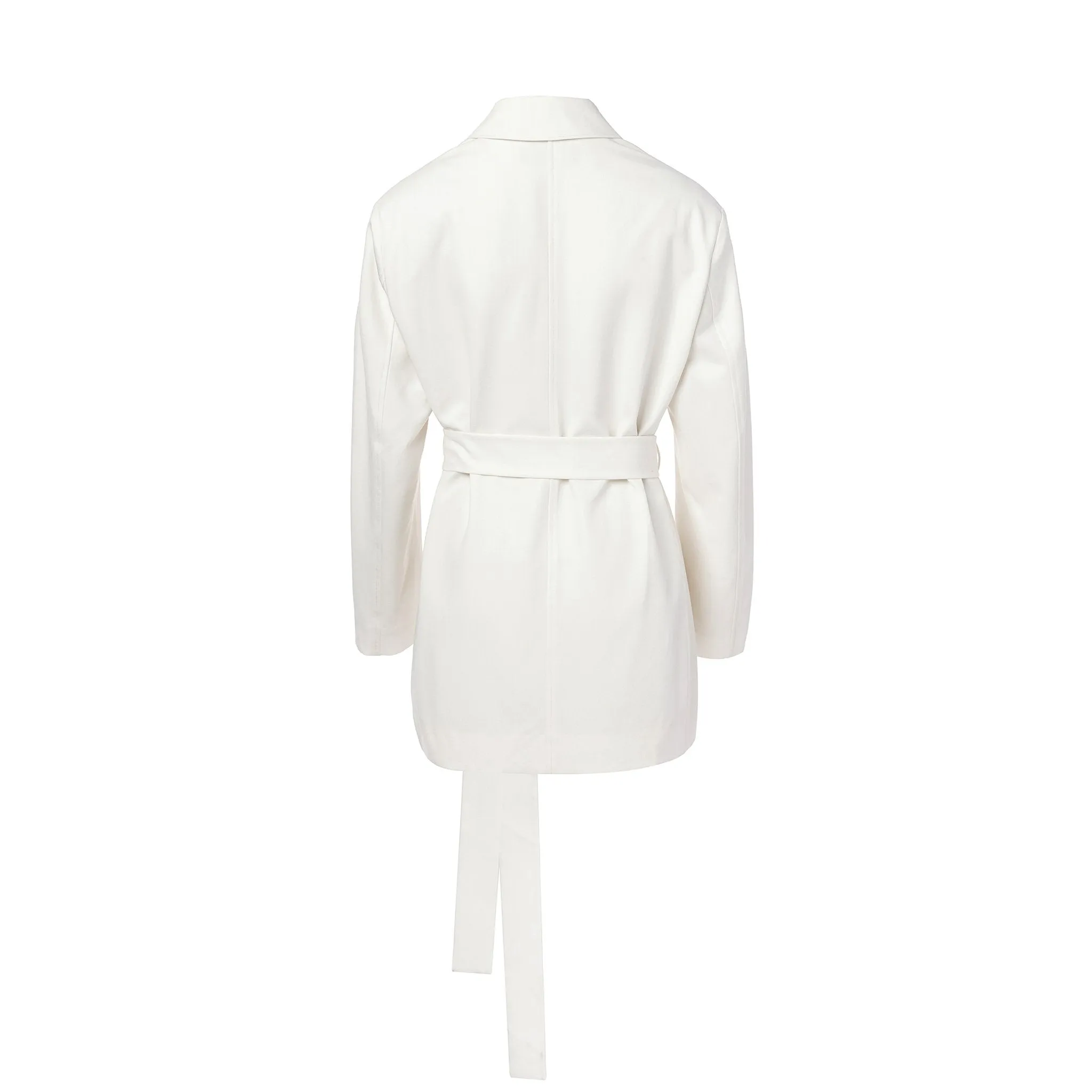White Belted Jacket