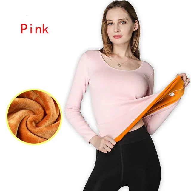 Women Pullover Thermal Underwear
